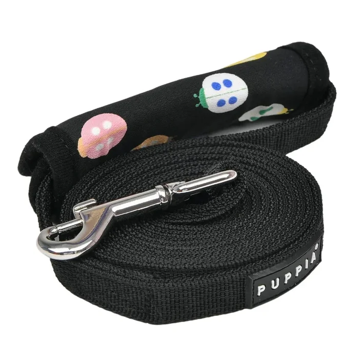 Puppia Lady Beetle Comfort Dog Leash – Black