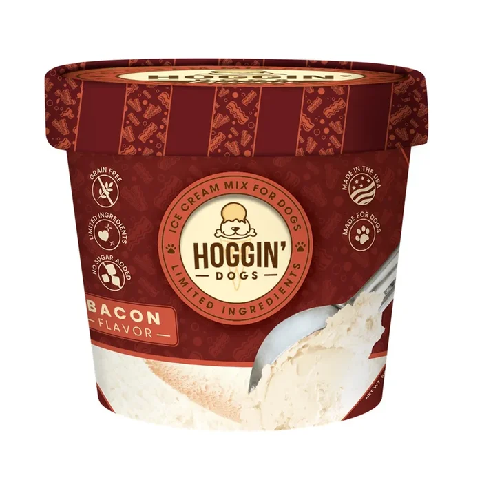 Puppy Scoops Hoggin’ Dogs Ice Cream Mix – Bacon