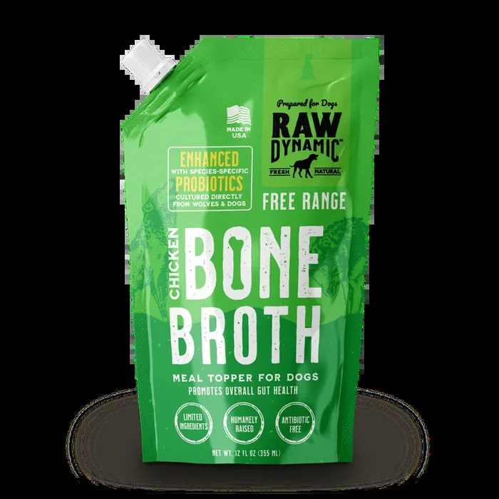 Raw Dynamic Frozen Chicken Bone Broth For Dogs