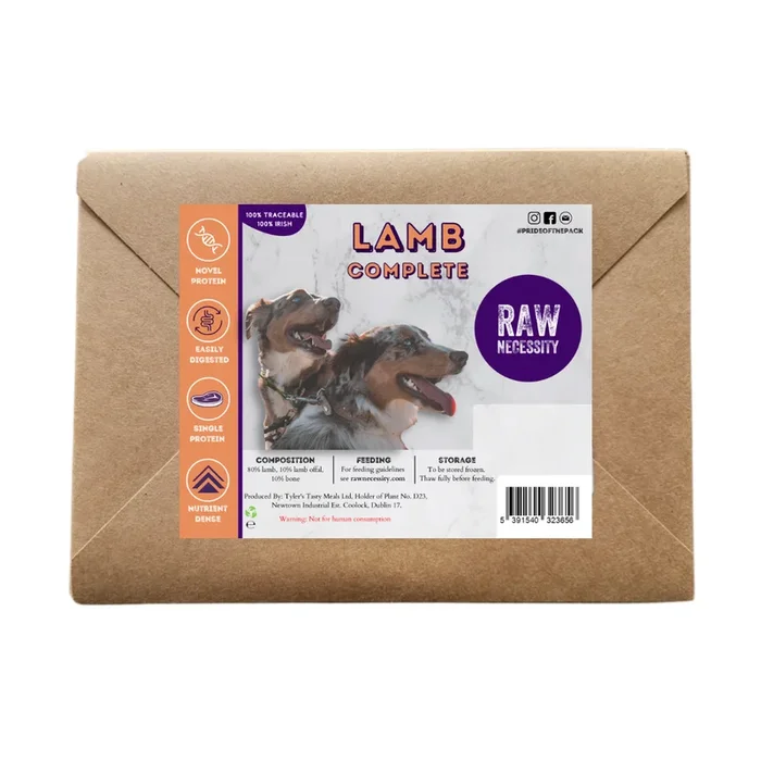 Raw Necessity Lamb 80:10:10 Complete 1kg