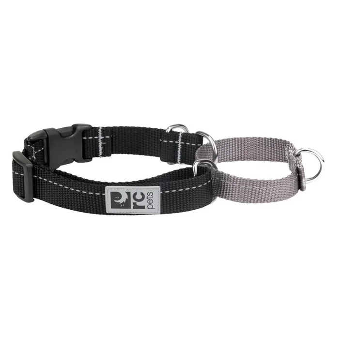 RC Pet Primary Web Training Clip Dog Collar – Black