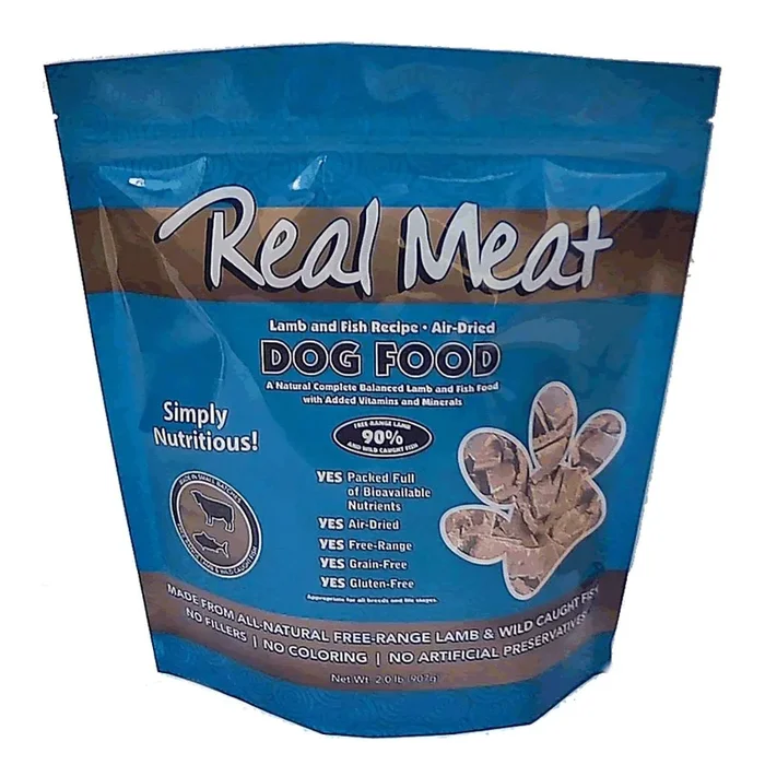 Real Meat Air-Dried Dog Food – Lamb & Fish