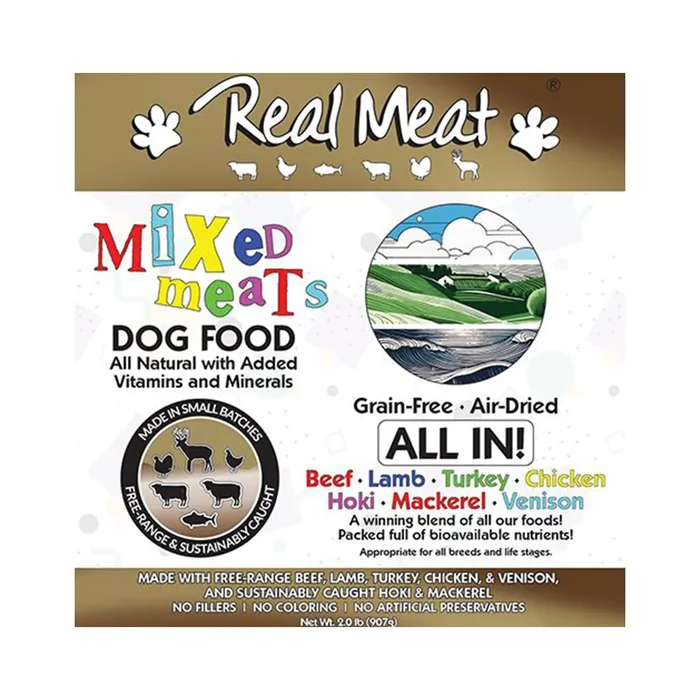 Real Meat Air-Dried Mixed Meats Dog Food – All In