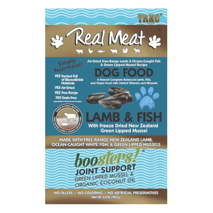 Real Meat Boosters Joint Support Air-Dried Dog Food – Lamb & Fish