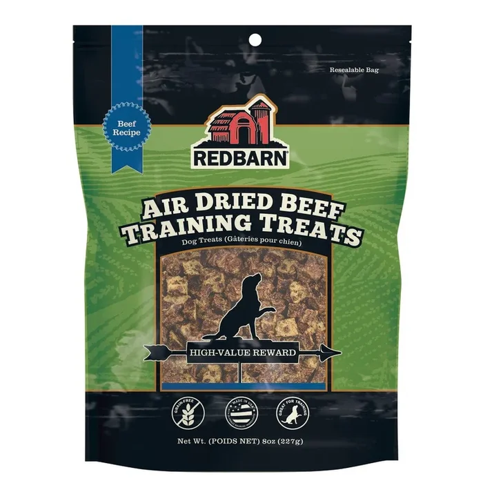Redbarn Air Dried Beef Training Treats for Dogs 8-oz