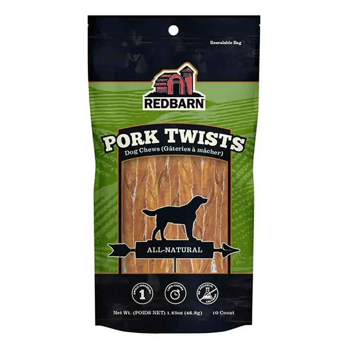 Redbarn Pork Twists Dog Treat