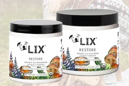 RESTORE Organic Six Mushroom Extract Powder