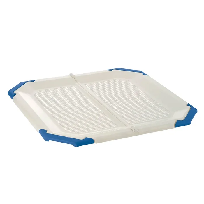 Richell PAW TRAX® Dog Potty Pad Holder – Blue / Light Beige