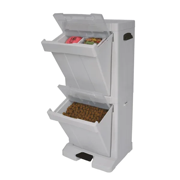 Richell Pet Stuff Storage Tower – 2-Bin