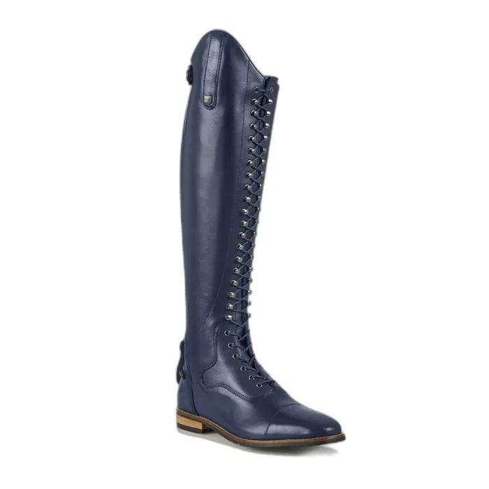 Riding boots with laces leather woman Premier Equine Maurizia Large [Size 38 Large]