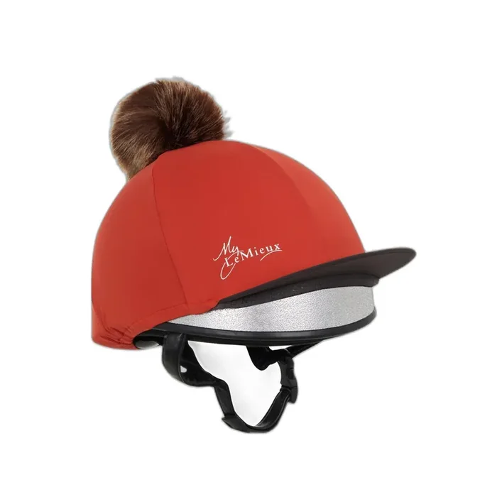 Riding helmet cap with silk pom pom LeMieux