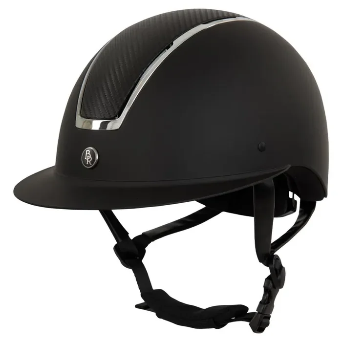 Riding helmet with polo visor BR Equitation Omega Painted [Size 52/54]
