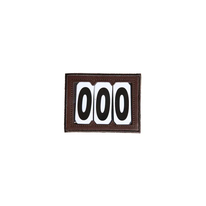 Riding number holder pvc velcro Kentucky 4 numéros