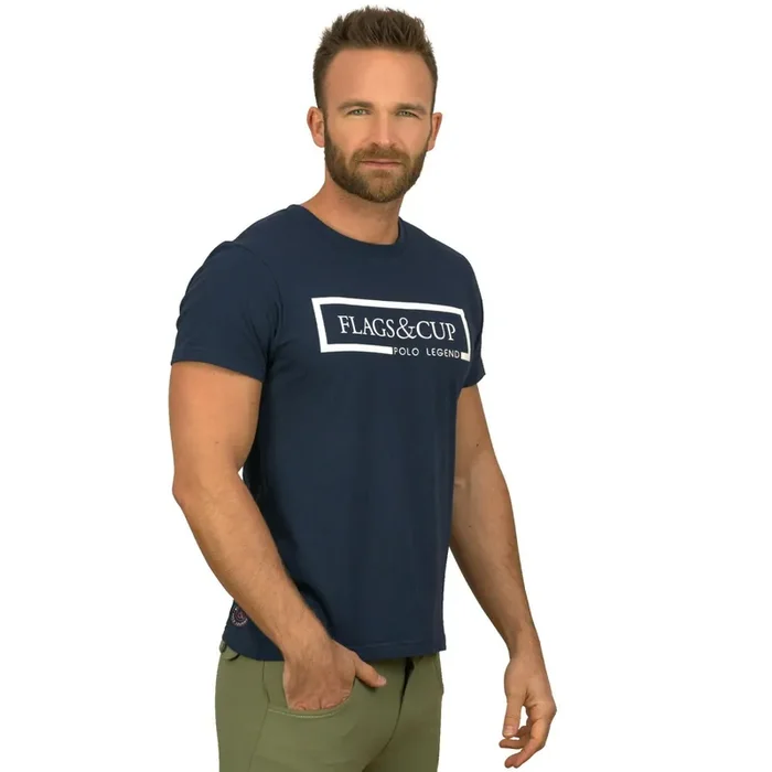 Riding Polo shirt Flags&Cup Calango