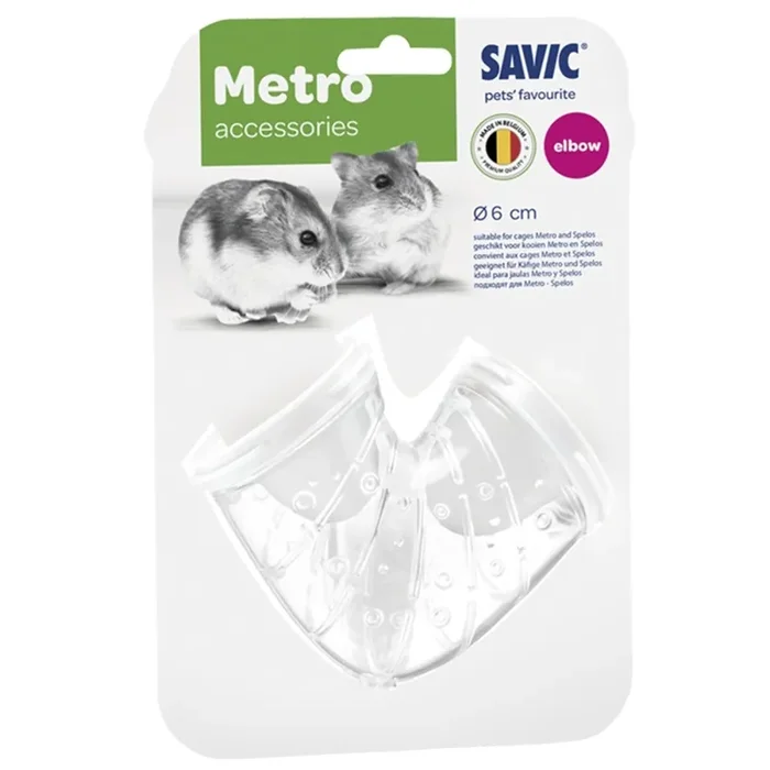 Rodent cage accessory curved tunnel for rodents Nobby Pet Spelos/Metro