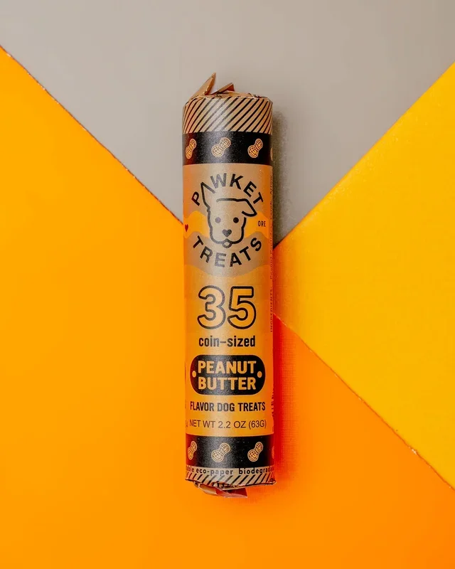 Roll of Peanut Butter Pawket Dog Treats