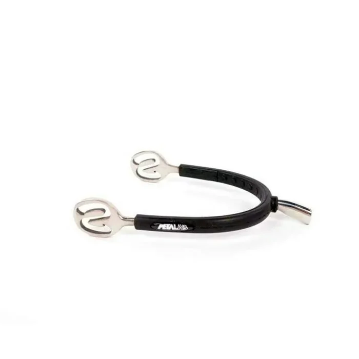 rubber coated stainless steel horse spur Metalab Prince de Galles [Size L]