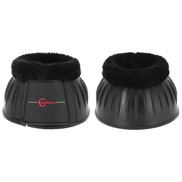Rubber horse bells with fleece Covalliero