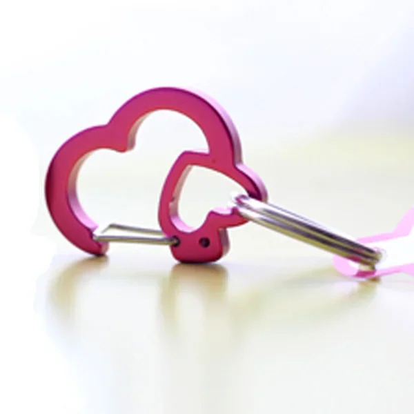 Rubit Dog Tag Clip – Pink Rhinestone Heart