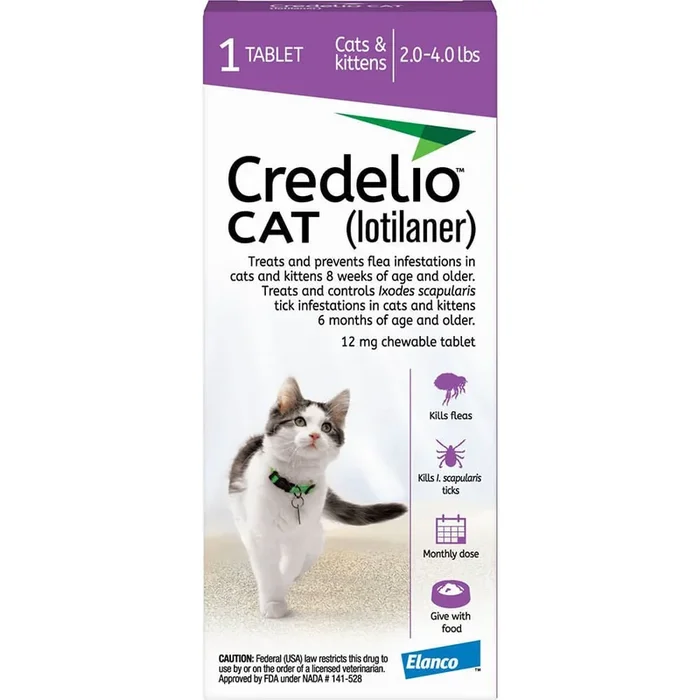 Rx Credelio Tablets for Cats