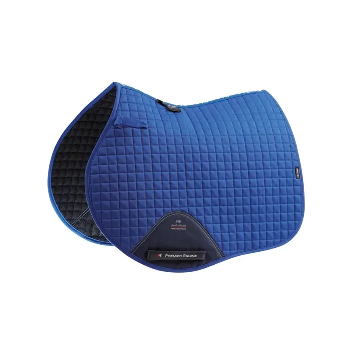 Saddle pad for horses in plain cotton Premier Equine Close Contact GP [Size Full]
