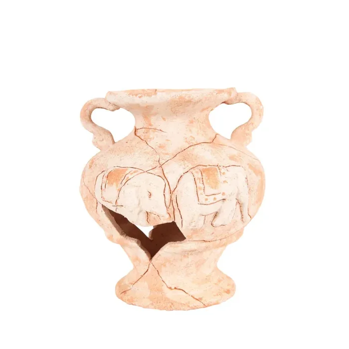Sandblasted elephant amphora diffuser Zolux [Size 12 cm]