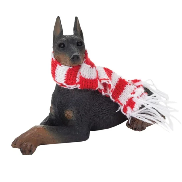 Sandicast Doberman Pinscher Christmas Ornament