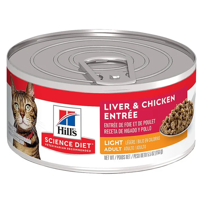 SCIENCE DIET CAT ADULT LIGHT Liver & Chicken 2.9z