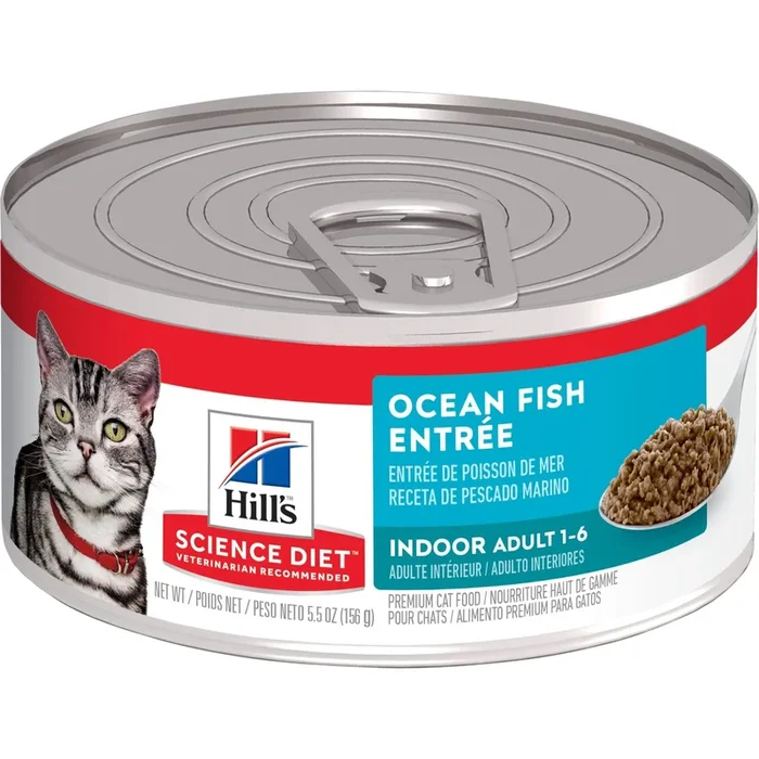 Science Diet Indoor Ocean Fish Entree’ Cat Food