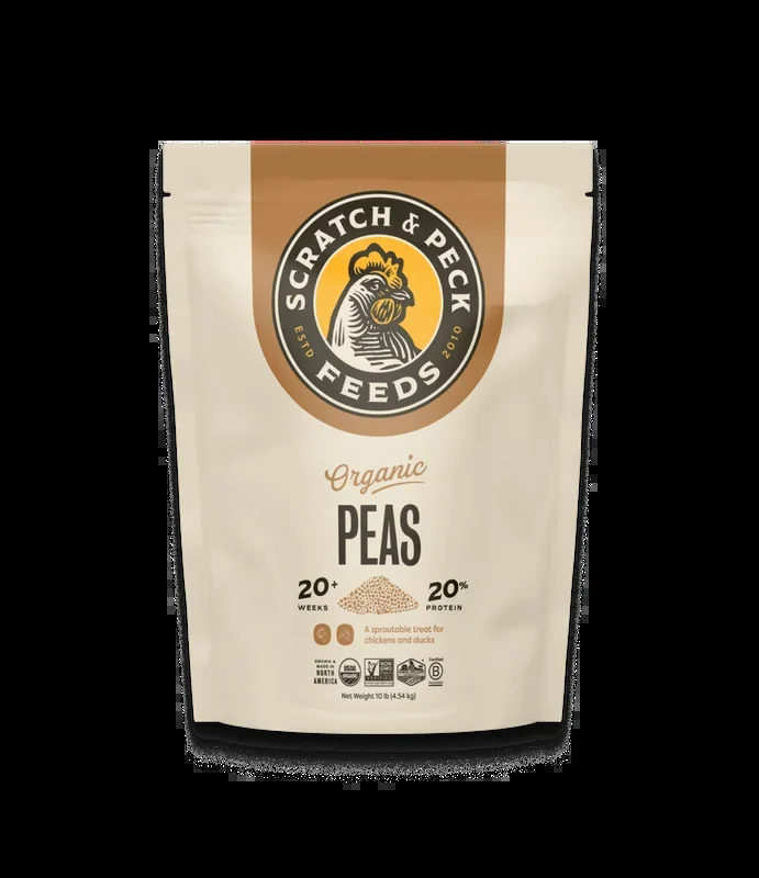 Scratch & Peck Organic Peas for Chicken & Duck 10 lb