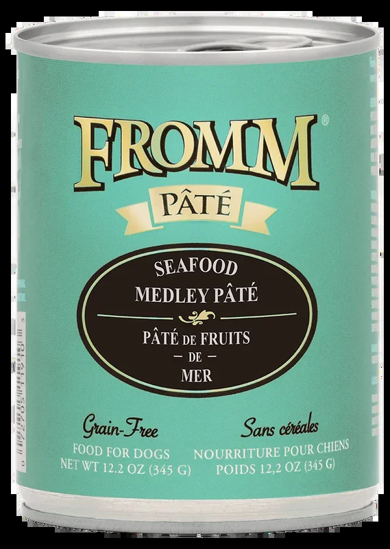 Seafood Medley Pate Wet Dog Food – 12.2 oz. Can