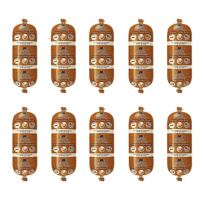 Semi-Moist Rolled Food 4oz Chicken Grab-and-Go size – 10pk
