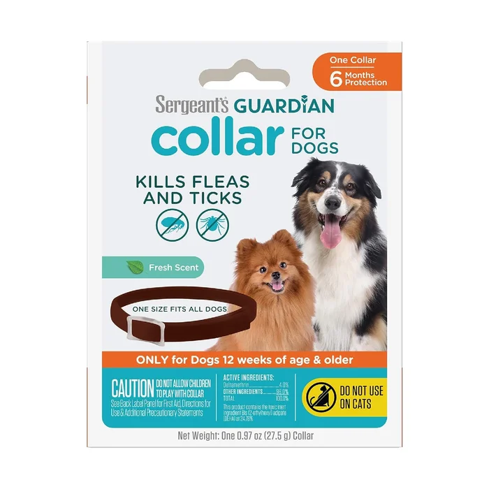 Sergeant’s Guardian Flea & Tick Collar for Dogs