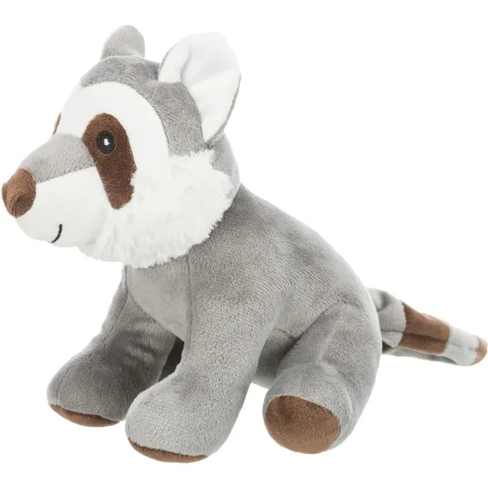 Set of 3 plush raccoon dog toys Trixie