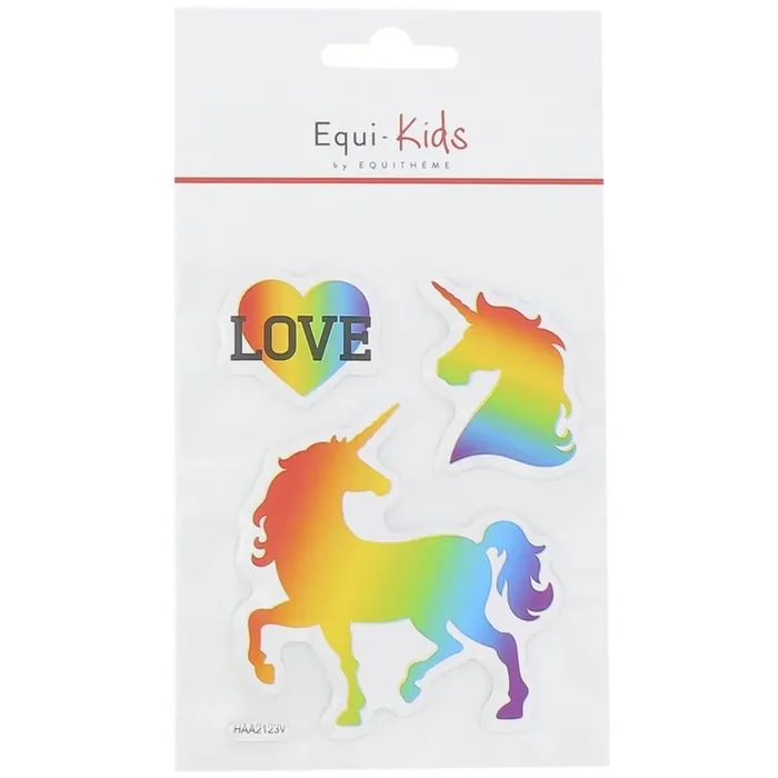Set of 5 horse riding stickers – unicorn love stickers Equi-Kids Relief