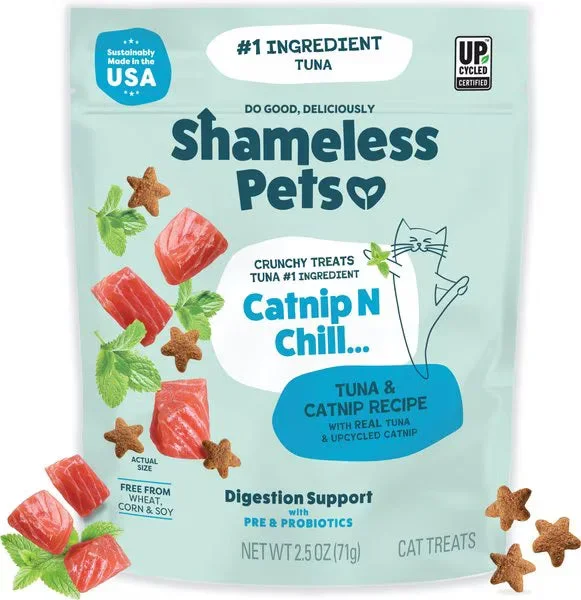 Shameless Pets Fintastic Catnip Crunchy Cat Treats