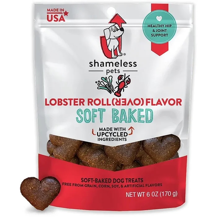 Shameless Pets Lobster Roll(Over) Soft Baked Dog Treats