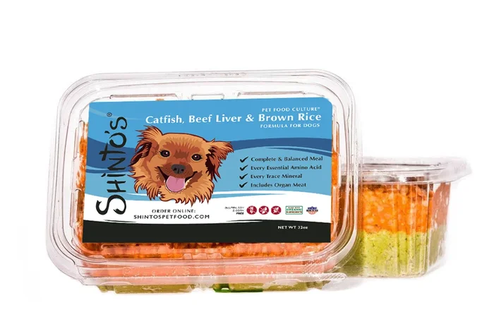 Shinto’s Catfish, Beef Liver & Brown Rice Formula – Premium Wet Dog Food – Complete & Balanced Meal