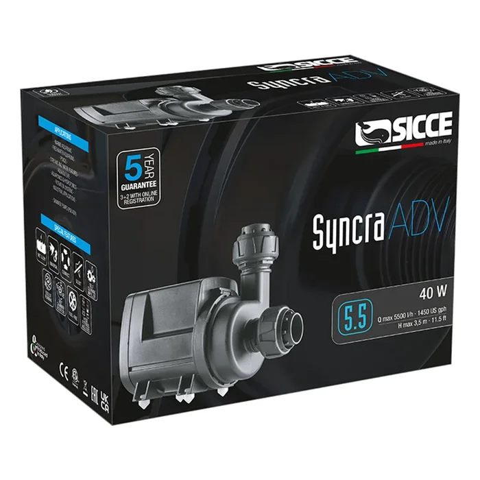 Sicce SYNCRA ADV 5.5 Return Pump 1450 GPH
