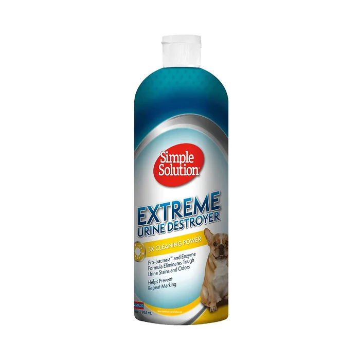 Simple Solution Extreme Urine Destroyer Enzymatic Cleaner for Pet Stain and Odor Remover