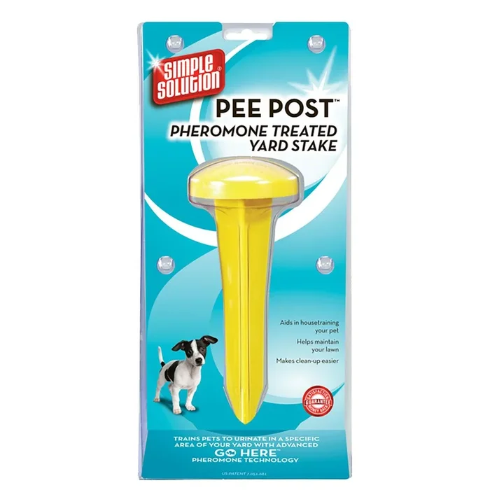 Simple Solution Pee Post Pheromone – Treated Potty Training Yard Stake