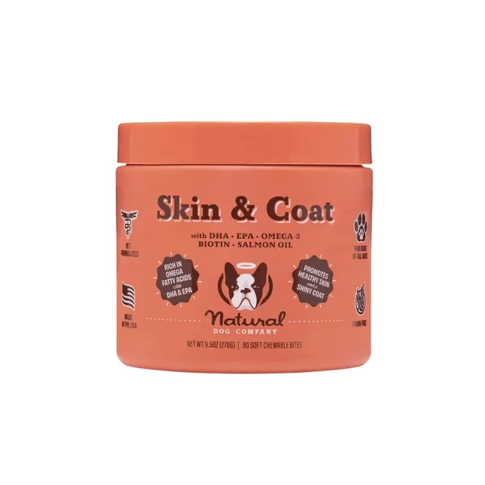 Skin & Coat Supplement for Dogs (90 chews)