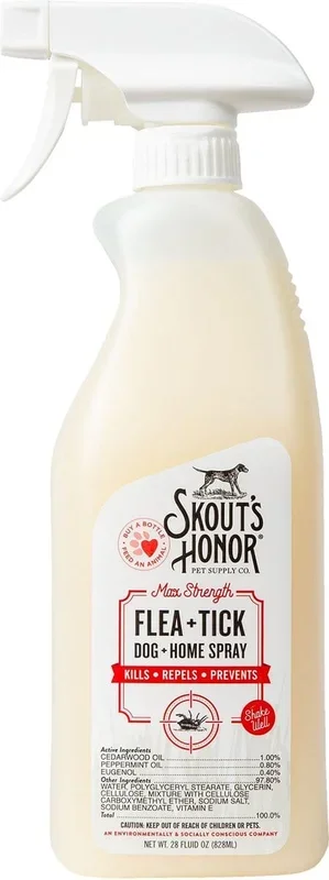 Skout’s Honor Flea & Tick Home and Dog Spray