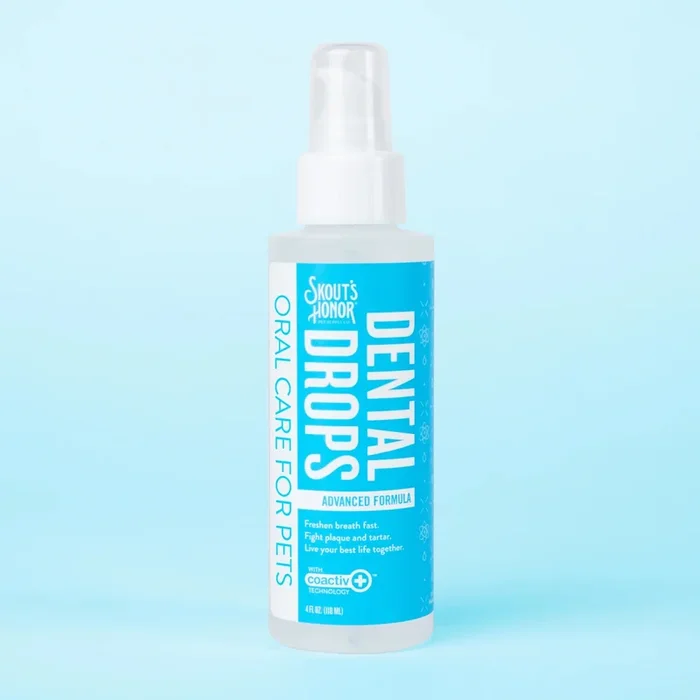Skout’s Honor Oral Care Advanced Dental Drops for Pets
