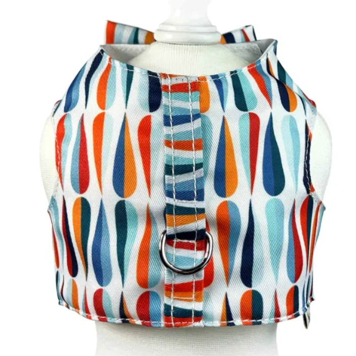 Small Dog Harness – Klippo Chic Raindrop Vest with Matching Leash
