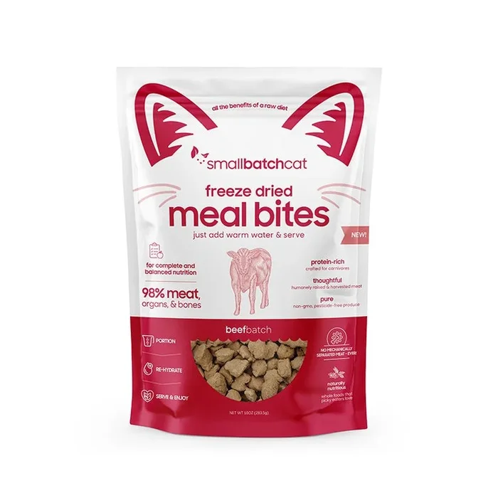 Smallbatch Freeze Dried Meal Bites Beefbatch Cat Food