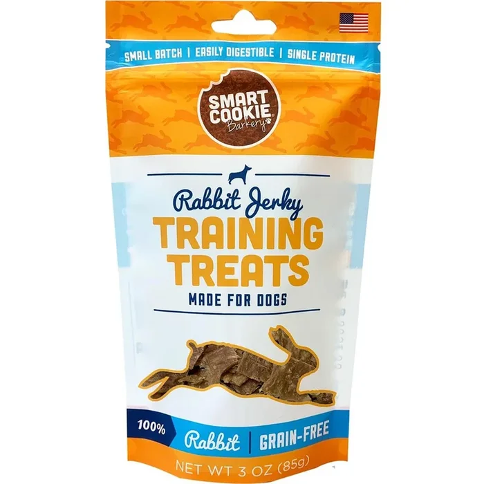 Smart Cookie Barkery Rabbit Jerky Training Bites Dog Treats