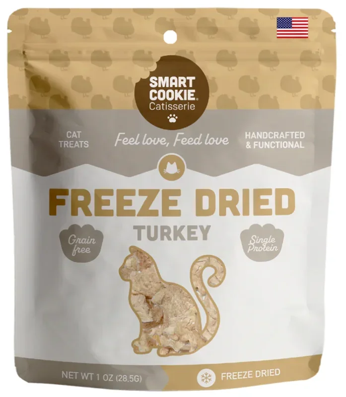 Smart Cookie Cat Treats, Freeze-Dried Turkey