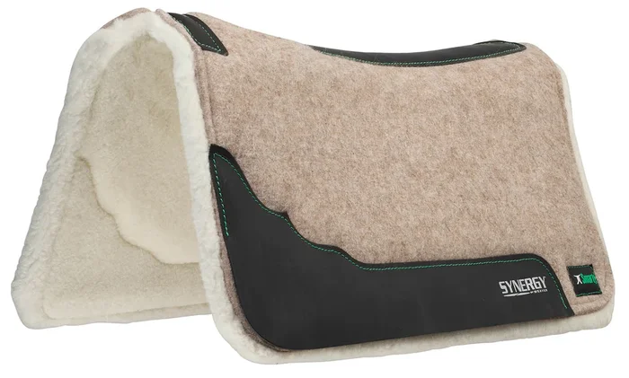 Smarty x Synergy Contoured Wool Blend Felt Performance Saddle Pad