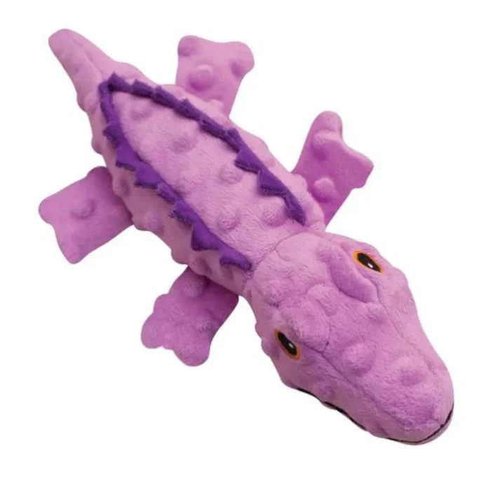 Snugarooz Ellie the Gator Dog Toy – Purple
